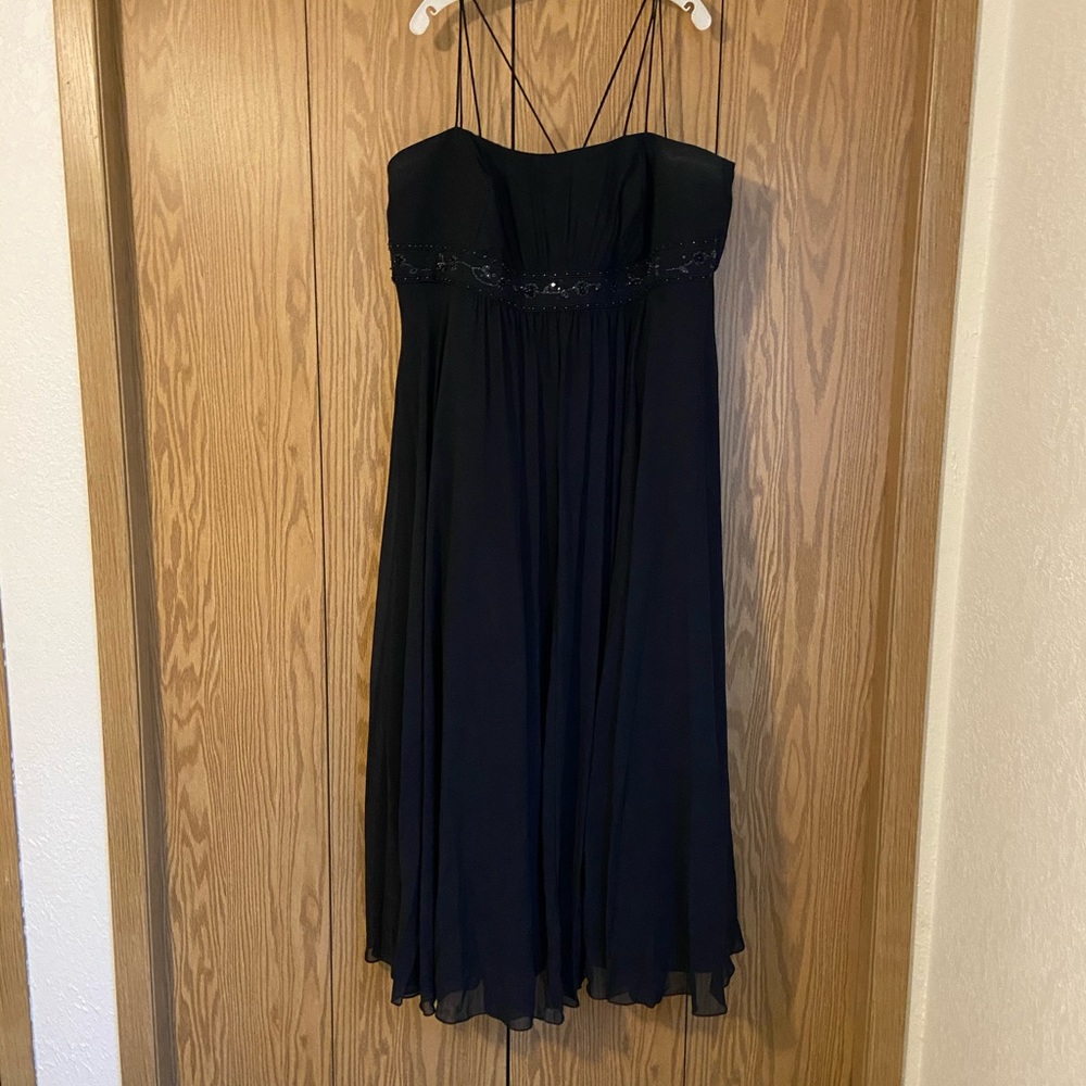 Plus size Black Formal Gown